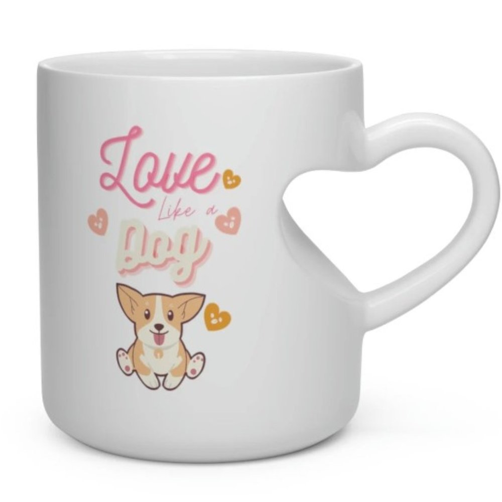 Cutie Patootie mug - LOVE LIKE A DOG!